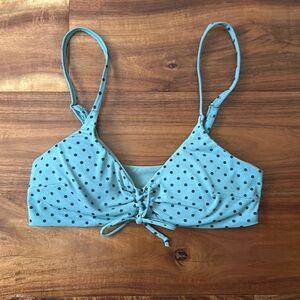 San Lorenzo polka dot bikini top XS